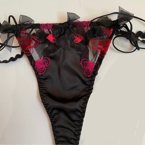 For Love And Lemons Other - For Love & Lemons x Victoria's Secret Floral Thong Panty XXS Delicate Lace